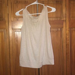 LOFT cream colored vintage tank